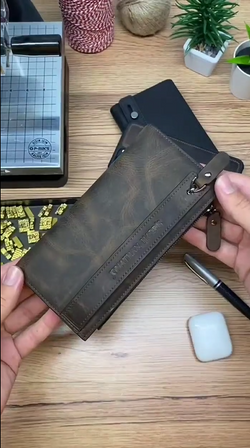 Men and Women Genuine Leather Wallet